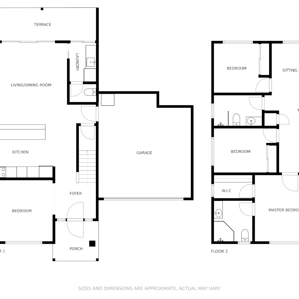 floorplan-with-a-garage